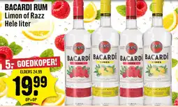Dirck 3 Bacardi Razz 100 cl aanbieding