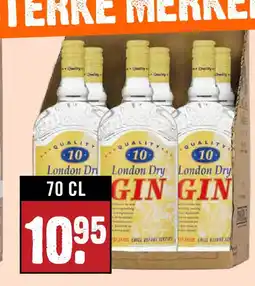 Dirck 3 Quality 10 London Dry Gin 70 cl aanbieding