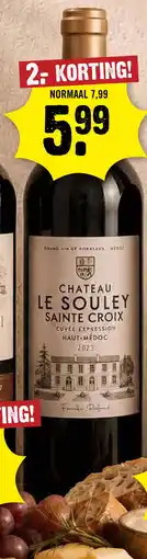 Dirck 3 Chateau le Souley Sainte Croix Haut-Médoc 75 cl aanbieding