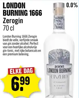Dirck 3 London Burning 1666 Zerogin 0.0% 70 cl aanbieding
