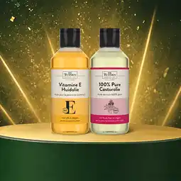 Holland & Barrett De Tuinen Oliën Bundel - Vitamine E Huidolie & Castorolie aanbieding