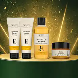 Holland & Barrett De Tuinen Vitamine E Bundel - Dag- & Nachtcrème, Masker, Scrub & Huidolie aanbieding