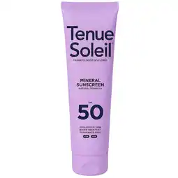Holland & Barrett 2e product 50% korting | Tenue Soleil Mineral Sunscreen SPF50 - 100ml aanbieding