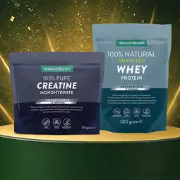 Holland & Barrett Holland & Barrett Krachttraining Essentials Bundel - Creatine & Whey aanbieding