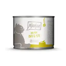 Zooplus 6x 200g MjAMjAM Duo Eend & Kalkoen nat kattenvoer aanbieding