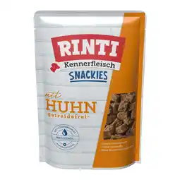 Zooplus Voordeelpakket: 5x225g RINTI Kennerfleisch Snackies Kip Hondensnacks aanbieding