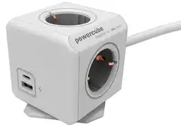 Coolblue Allocacoc PowerCube Stekkerdoos met usb-A en usb-C Poorten aanbieding