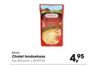 HANOS Emmi Chalet Fonduekaas aanbieding