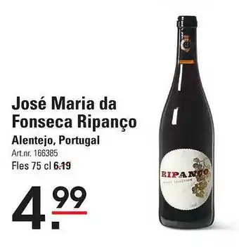 Sligro José Maria Da Fonseca Ripanço Alentejo, Portugal aanbieding