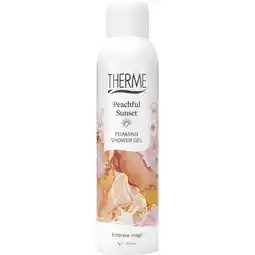 Etos Therme Peachful Sunset Foaming Douchegel 200 ML aanbieding
