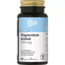 Etos Etos Magnesium Malaat 60 stuks aanbieding
