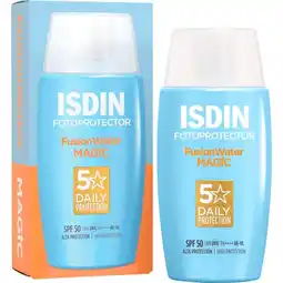Etos ISDIN Fotoprotector Fusion Water Magic Zonnebrand Gezicht SPF50 50 ML aanbieding