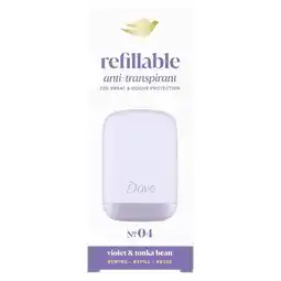 Etos Dove Violet Antiperspirant Deodorant Refillable Starter Kit aanbieding