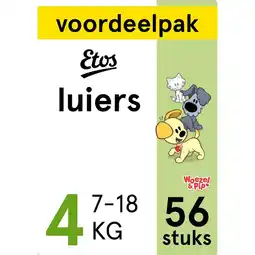 Etos Etos Woezel & Pip Luiers Maat 4 Maxi VP 56 aanbieding