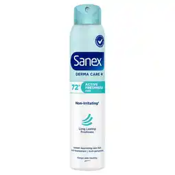 Etos Sanex Derma Care Active Freshness 72H Deodorant Spray 200 ML aanbieding