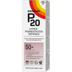 Etos P20 Hyperpigmentation Defence Zonnebrand Gezicht SPF 50+ 50 ML aanbieding