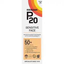 Etos P20 Sensitive Face Zonnebrandcrème SPF50+ aanbieding