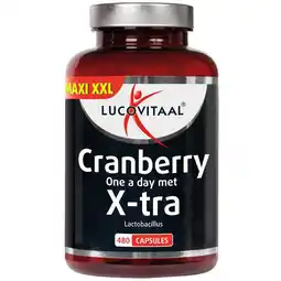 Etos Lucovitaal Cranberry met X-tra Lactobacillus Capsules 480 stuks aanbieding