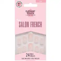 Etos Elegant Touch Salon French 174Kunstnagels 24 stuks aanbieding