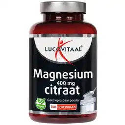 Etos Lucovitaal Magnesium 400 mg Citraat Poeder 100 doseringen aanbieding