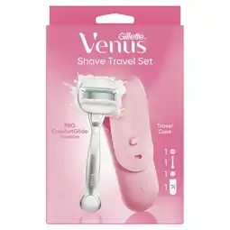 Etos Gillette Venus Pro ComfortGlide Sensitive Scheersysteem met Travelcase aanbieding