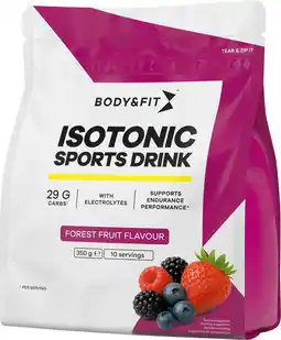 Etos B&F isotonic forest fruit 350g aanbieding