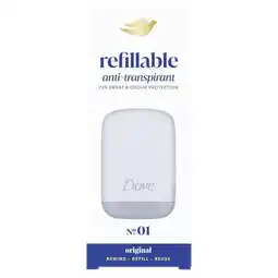 Etos Dove Original Antiperspirant Deodorant Refillable Starter Kit aanbieding