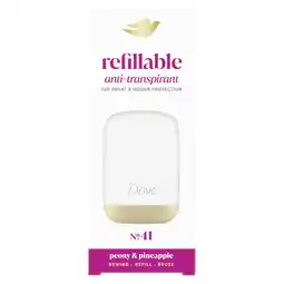Etos Dove Peony Antiperspirant Deodorant Refillable Starter Kit aanbieding