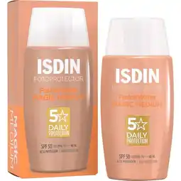 Etos ISDIN Fusion Water Color Zonnebrand Gezicht Medium SPF50 50 ML aanbieding
