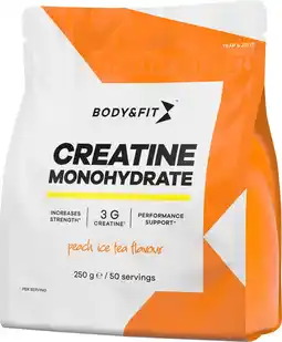 Etos B&F creatine monohydrate peach icetea 250gr aanbieding