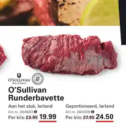 Sligro O'Sullivan Runderbavette aanbieding