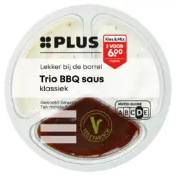 PLUS PLUS Trio BBQ saus klassiek aanbieding