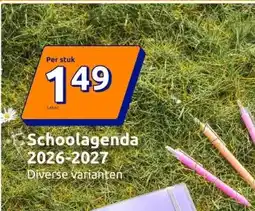Action Schoolagenda 2026-2027 aanbieding