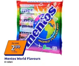 Action Mentos World Flavours aanbieding