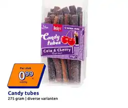 Action Candy tubes aanbieding