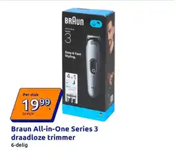 Action Braun All-in-One Series 3 draadloze trimmer aanbieding