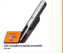 Action C&C draadloze autokruimeldief aanbieding