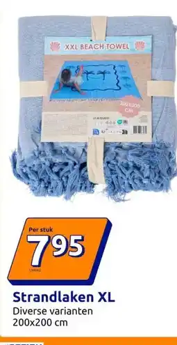 Action Strandlaken XL aanbieding