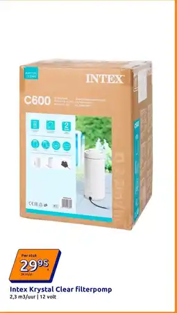 Action Intex Krystal Clear filterpomp aanbieding