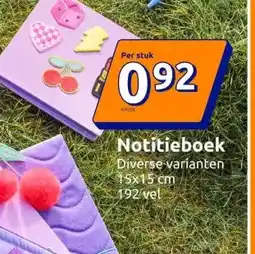 Action Notitieboek aanbieding