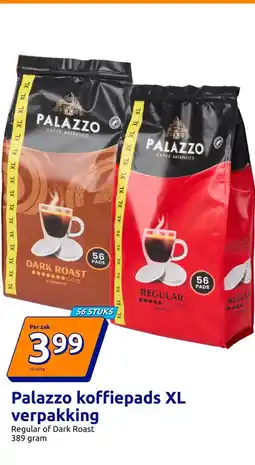 Action Palazzo koffiepads XL verpakking aanbieding