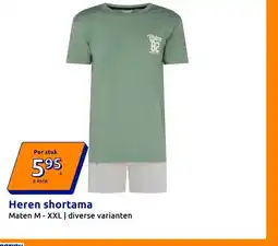 Action Heren shortama aanbieding