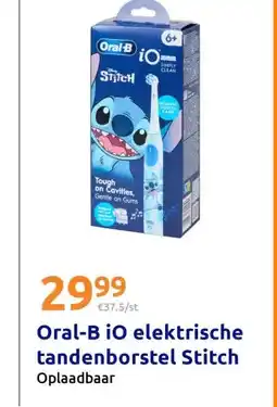 Action Oral-B iO elektrische tandenborstel Stitch aanbieding