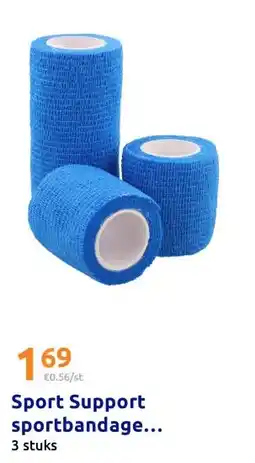Action Sport Support sportbandage zelfklevend aanbieding