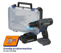 Action Grundig accuboormachine aanbieding