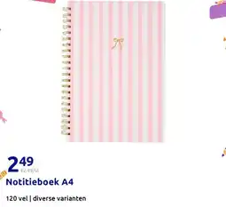 Action Notitieboek A4 aanbieding