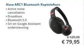 Informatique Aiwa ARC1 Bluetooth Koptelefoon aanbieding