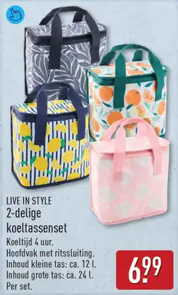 ALDI Live in Style 2-delige koeltassenset aanbieding