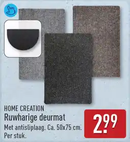 ALDI Home Creation Ruwharige deurmat aanbieding