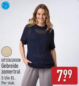 ALDI Up2fashion Gebreide zomertrui aanbieding